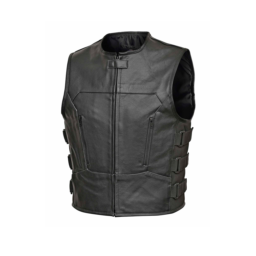 tactical vest bulletproof leather motorcycle jacket