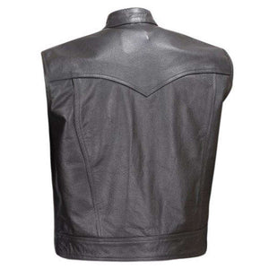 Leather-Motorcycle-Vest