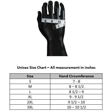 Men's Biker Reflective Leather Gloves