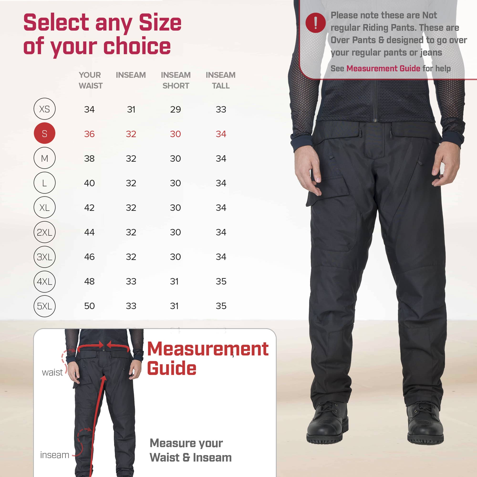 Daytona Waterproof Over Pants Full Side Zip – Wicked Stock