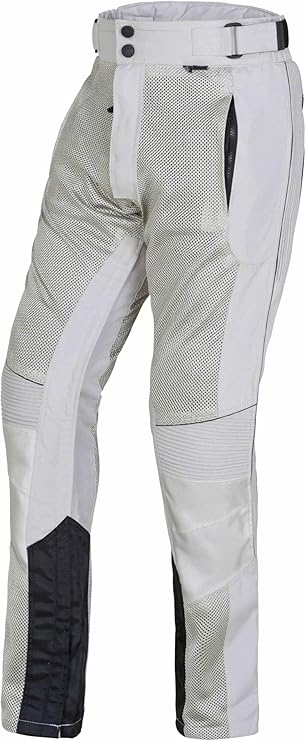 Men’s Motorcycle Mesh Pants Full Leg Zipper Riding Pants powersports Protective Armored Adv CE Over The Boot Motocross Pants