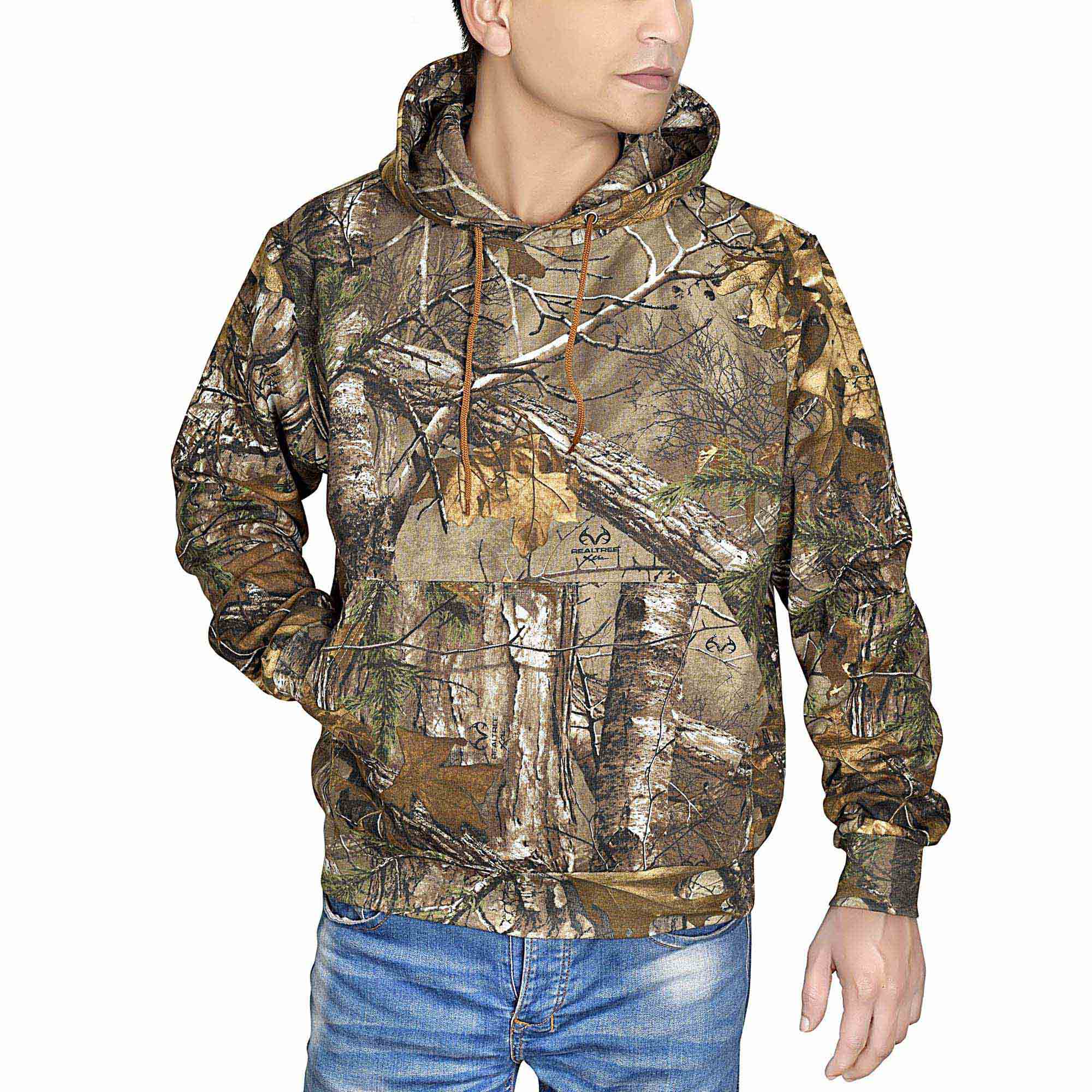 Men's Realtree Xtra Hunting Hooded Sweatshirt Camo Outdoor Hoodie CHD1