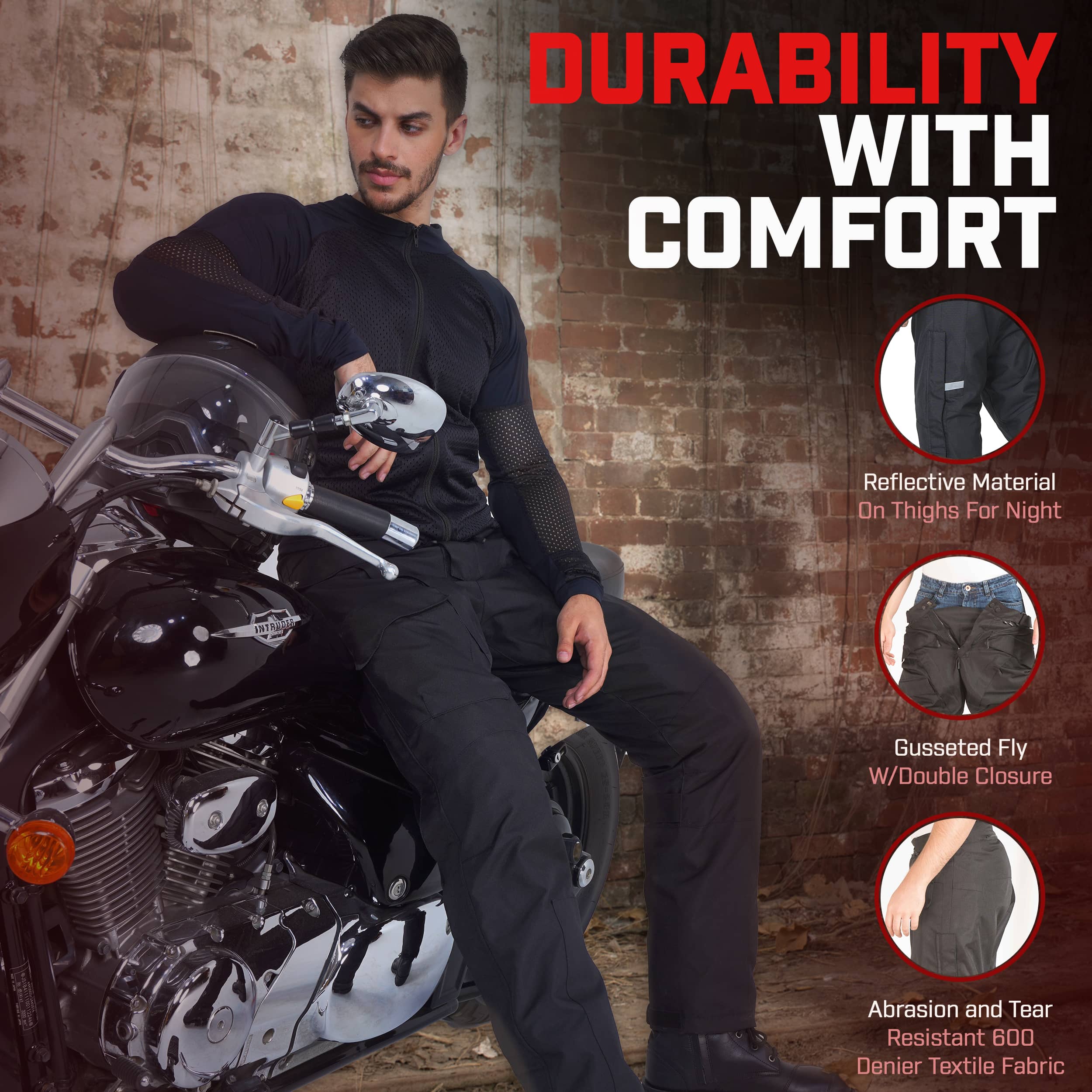 Daytona Waterproof Over Pants Full Side Zip – Wicked Stock